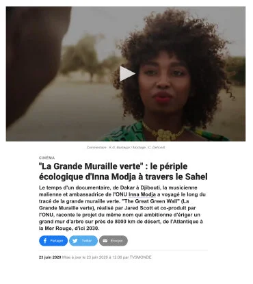 TV5 Monde Interview - June 2020